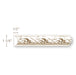 Running Leaf Mon Reale, Poplar 1/2 X 1-1/4 Panel Mouldings White River Hardwoods