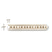 3/8 X 7/8 Large Beads Mon Reale, Poplar Panel Mouldings White River Hardwoods