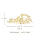 Acanthus Scroll, LR Pair, Resin, 14 1/4"W x 6 1/4"H x 3/4"D Resin Onlays White River Hardwoods