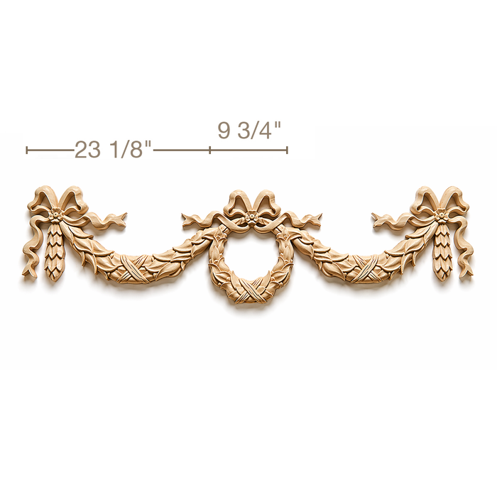 13/16" x 12" x 56" Laurel Wreath and Swag White River Hardwoods
