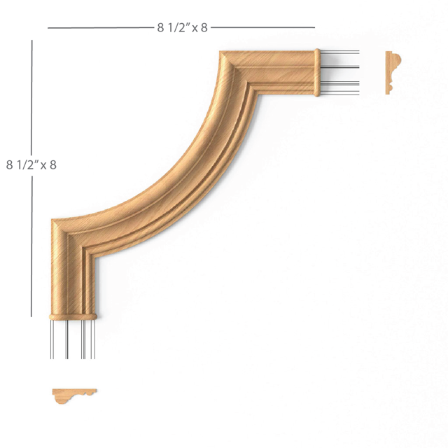 curved mouldings