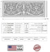 Louis XIV style grille for Duct Size of 10"- Please allow 1-2 weeks. Decorative Grilles White River - Interior Décor   