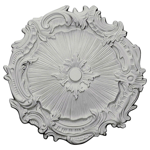 Ceiling Medallion (Fits Canopies up to 1 5/8"), 16 3/4"OD x 1 3/8"P Medallions - Urethane White River Hardwoods   