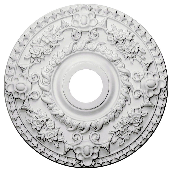 Ceiling Medallion (Fits Canopies up to 7 1/4"), 18"OD x 3 1/2"ID x 1 1/2"P
