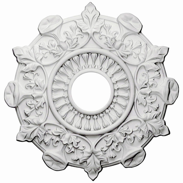 Ceiling Medallion (Fits Canopies up to 4"), 17 1/2"OD x 4"ID x 1"P