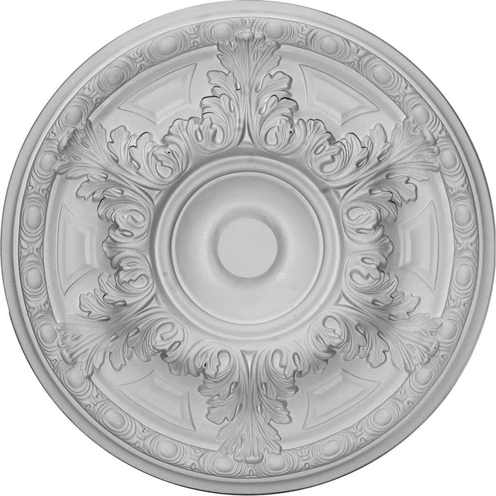 Ceiling Medallion (Fits Canopies up to 7 1/8"), 19"OD x 1 1/2"P