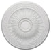 Ceiling Medallion (Fits Canopies up to 3 7/8"), 20"OD x 1 3/8"P Medallions - Urethane White River Hardwoods   