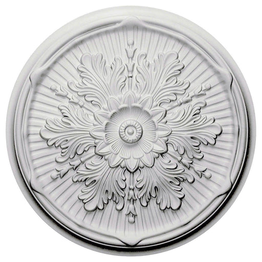 Ceiling Medallion (Fits Canopies up to 3 1/2"), 21"OD x 2"P Medallions - Urethane White River Hardwoods   