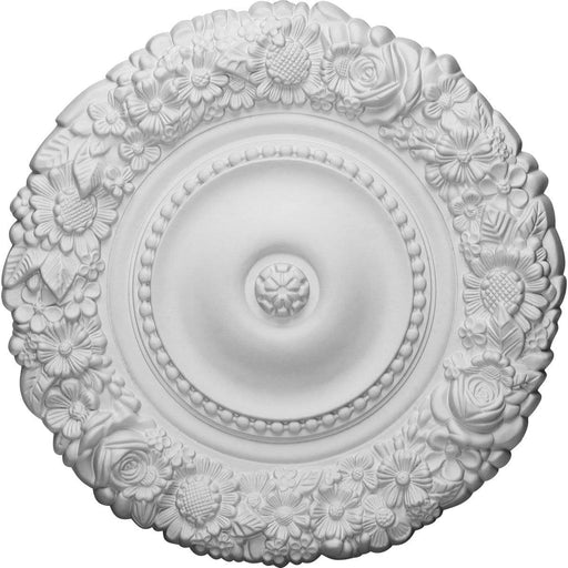 Ceiling Medallion (Fits Canopies up to 7 3/8"), 21"OD x 2"P Medallions - Urethane White River Hardwoods   