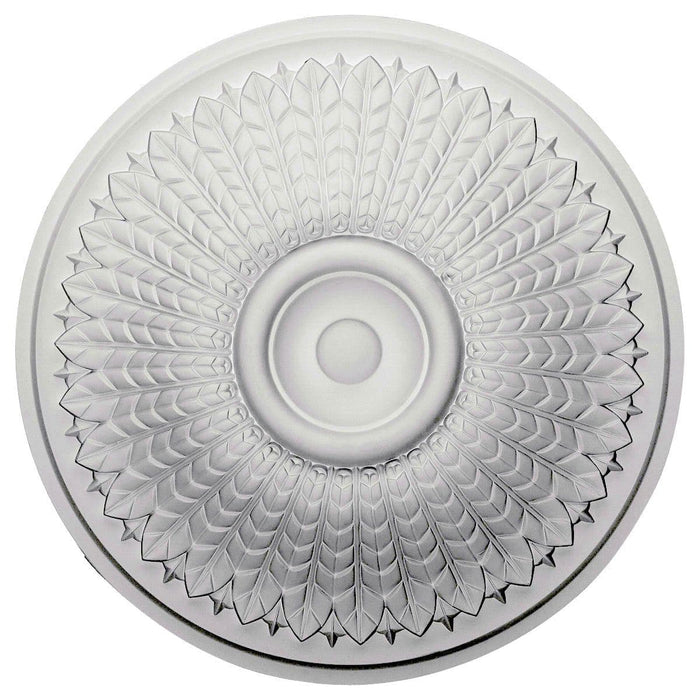 Ceiling Medallion (Fits Canopies up to 5 1/4"), 23 1/2"OD x 3 1/2"P