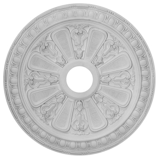 Ceiling Medallion (Fits Canopies up to 3 7/8"), 23 1/2"OD x 3 7/8"ID x 1"P Medallions - Urethane White River Hardwoods   