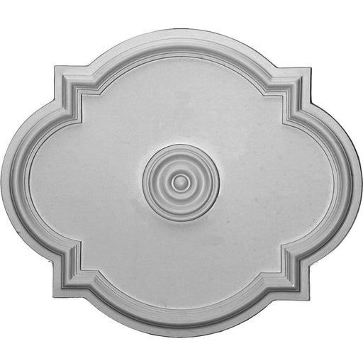 Ceiling Medallion (Fits Canopies up to 5 1/4"), 24"W x 20 1/2"H x 1 1/8"P Medallions - Urethane White River Hardwoods   