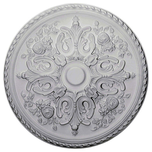 Ceiling Medallion (Fits Canopies up to 6 5/8"), 32 5/8"OD x 2"P Medallions - Urethane White River Hardwoods   