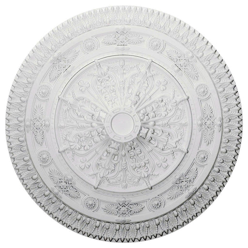 Ceiling Medallion (Fits Canopies up to 3 3/8"), 37 1/2"OD x 3 3/8"P Medallions - Urethane White River Hardwoods   