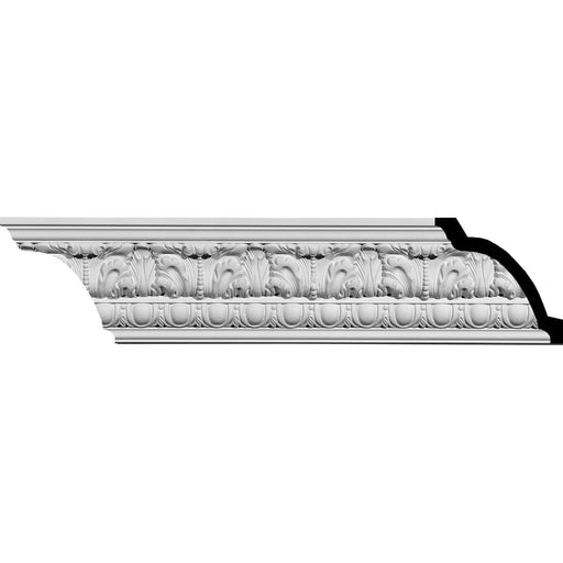 Colton Egg & Dart Acanthus Crown Moulding, 4 1/2"H x 3 7/8"P x 6"F x 94 1/2"L Crown Moulding White River Hardwoods   