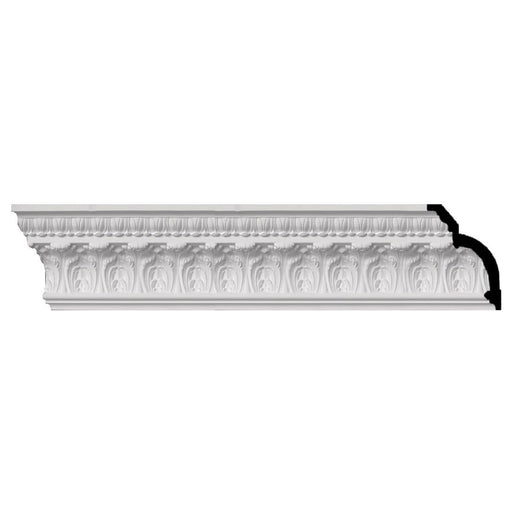 Odessa Leaf Dentil Crown Moulding, 7 3/4"H x 5 1/2"P x 9 1/2"F x 94 1/2"L Crown Moulding White River Hardwoods   