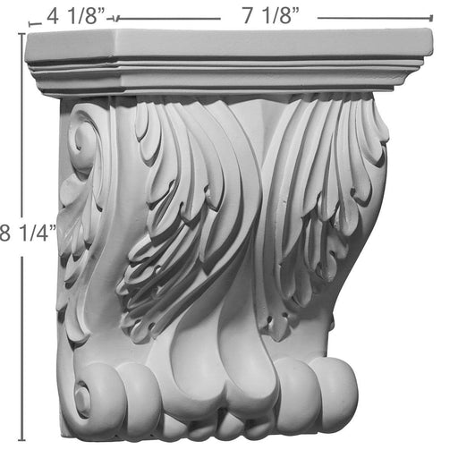 Forest Corbel, 7 1/8"W x 4 1/8"D x 8 1/4"H Corbels White River Hardwoods   