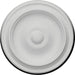 Ceiling Medallion (Fits Canopies up to 1 3/4"), 9 5/8"OD x 1 1/8"P Medallions - Urethane White River Hardwoods   