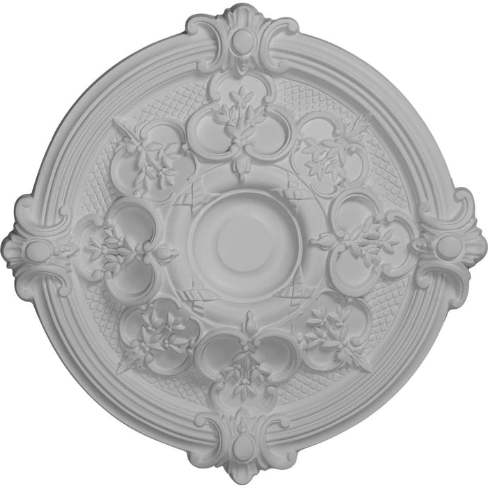 Ceiling Medallion (Fits Canopies up to 3 3/4"), 17 3/8"OD x 1 3/4"P