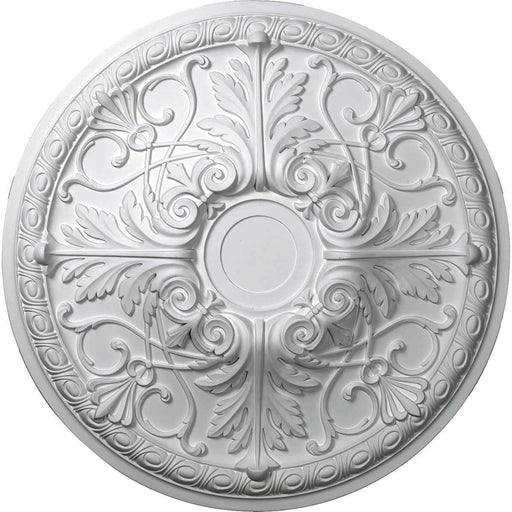 Ceiling Medallion (Fits Canopies up to 5 1/2"), 26"OD x 3"P Medallions - Urethane White River Hardwoods   