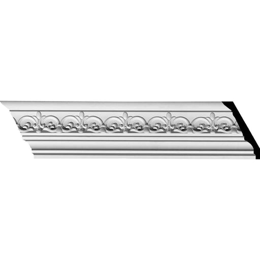 Lisbon Dentil Crown Moulding, 3 1/2"H x 3 7/8"P x 5 1/4"F x 94 1/2"L Crown Moulding White River Hardwoods   