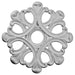 Ceiling Medallion (Fits Canopies up to 4 3/8"), 20 7/8"OD x 3 5/8"ID x 1"P Medallions - Urethane White River Hardwoods   