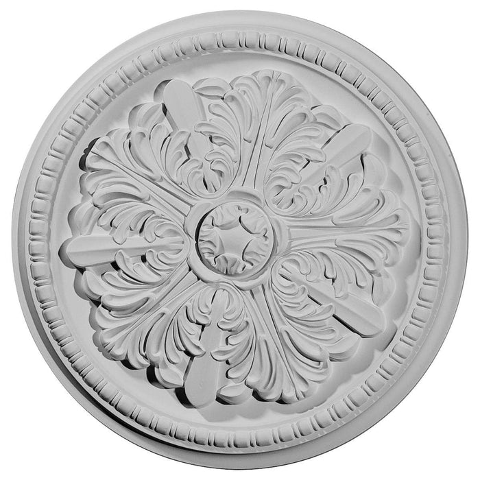 Ceiling Medallion (Fits Canopies up to 2 7/8"), 16 7/8"OD x 1 1/2"P Medallions - Urethane White River Hardwoods   