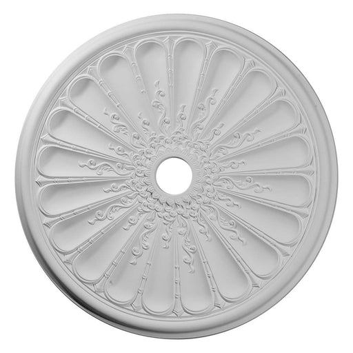 Ceiling Medallion (Fits Canopies up to 3 5/8"), 31 1/2"OD x 3 5/8"ID x 1 1/2"P Medallions - Urethane White River Hardwoods   