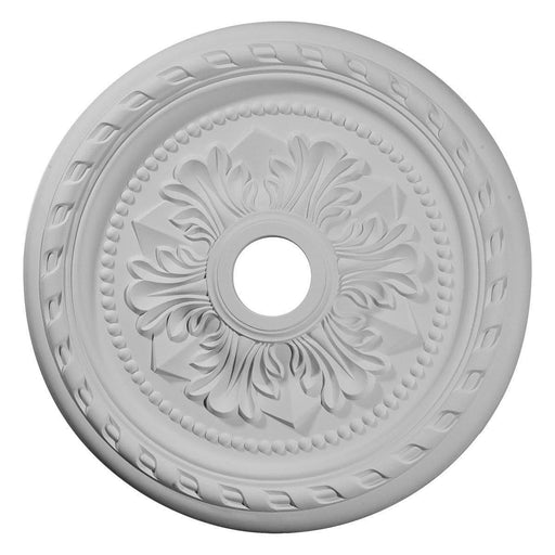 Ceiling Medallion (Fits Canopies up to 3 5/8"), 23 5/8"OD x 3 5/8"ID x 1 5/8"P Medallions - Urethane White River Hardwoods   