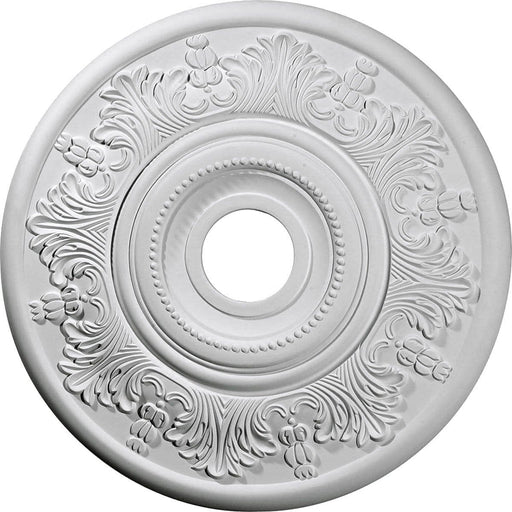 Ceiling Medallion (Fits Canopies up to 6 1/2"), 20"OD x 3 1/2"ID x 1 1/2"P Medallions - Urethane White River Hardwoods   