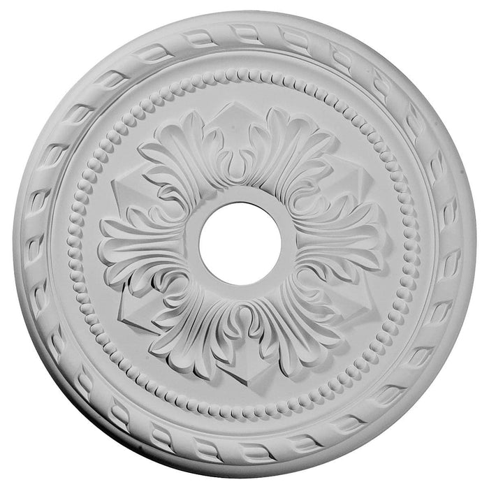 Ceiling Medallion (Fits Canopies up to 5"), 20 7/8"OD x 3 5/8"ID x 1 5/8"P