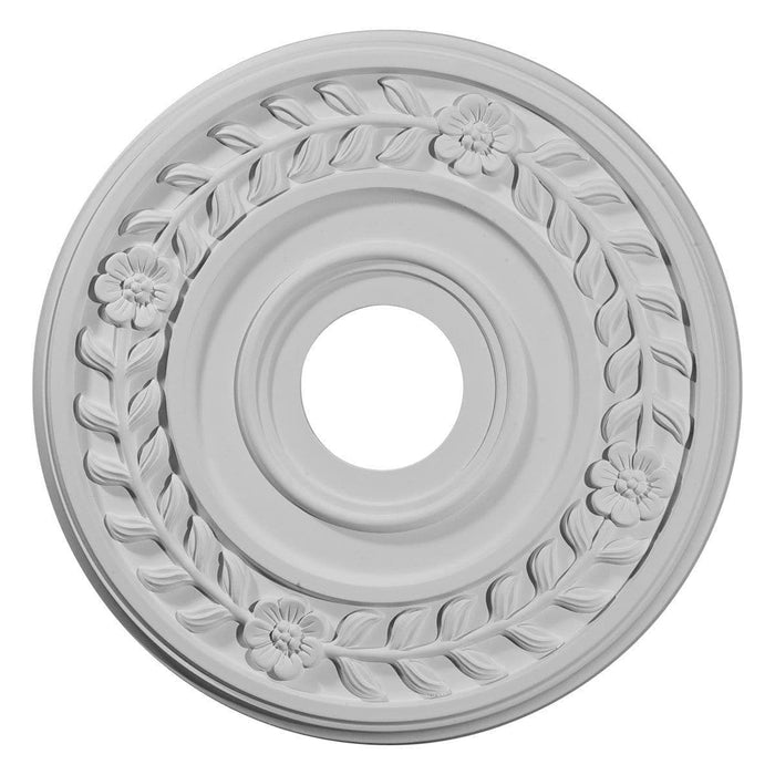 Ceiling Medallion (Fits Canopies up to 5 1/2"), 16 1/4"OD x 3 5/8"ID x 1"P