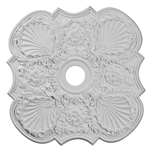 Ceiling Medallion (Fits Canopies up to 6 1/4"), 29"OD x 3 5/8"ID x 1 3/8"P Medallions - Urethane White River Hardwoods   