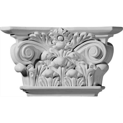 Acanthus Leaf Capital (Fits Pilasters up to 6 5/8"W x 1 1/8"D), 12 1/4"W x 6 7/8"H x 3 1/2"D Capitals White River Hardwoods   