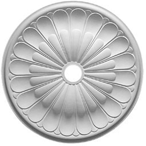 Ceiling Medallion (Fits Canopies up to 3 5/8"), 31 5/8"OD x 3 5/8"ID x 1 7/8"P Medallions - Urethane White River Hardwoods   