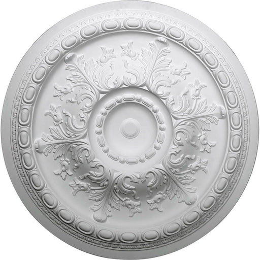 Ceiling Medallion (Fits Canopies up to 7 5/8"), 38 3/8"OD x 2 7/8"P Medallions - Urethane White River Hardwoods   