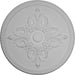 Ceiling Medallion (Fits Canopies up to 7 7/8"), 40 5/8"OD x 1 3/4"P Medallions - Urethane White River Hardwoods   