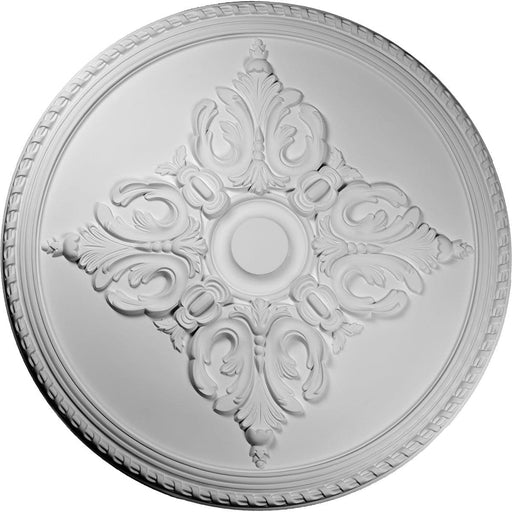 Ceiling Medallion (Fits Canopies up to 10 1/2"), 54 1/4"OD x 2 7/8"P Medallions - Urethane White River Hardwoods   