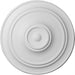 Classic Ceiling Medallion (Fits Canopies up to 10"), 40 1/4"OD x 3 1/8"P Medallions - Urethane White River Hardwoods   