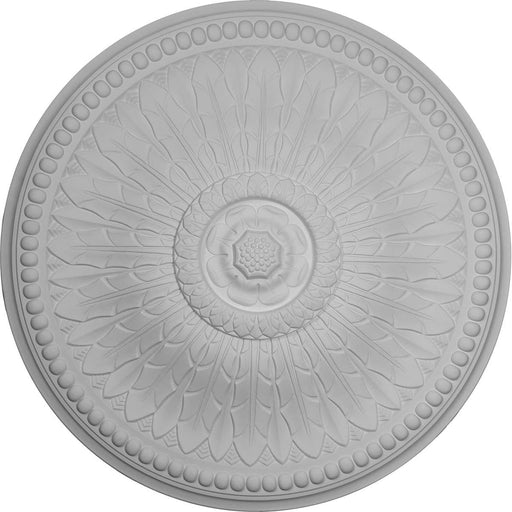 Ceiling Medallion (Fits Canopies up to 9 3/8"), 42 1/2"OD x 4 5/8"P Medallions - Urethane White River Hardwoods   