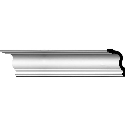 Niobe Traditional Crown Moulding, 5 1/8"H x 3 1/8"P x 6"F x 94 1/2"L Crown Moulding White River Hardwoods   