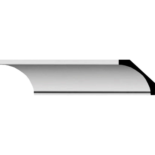 Reece Traditional Smooth Crown Moulding, 2"H x 1 7/8"P x 2 3/4"F x 94 1/2"L Crown Moulding White River Hardwoods   