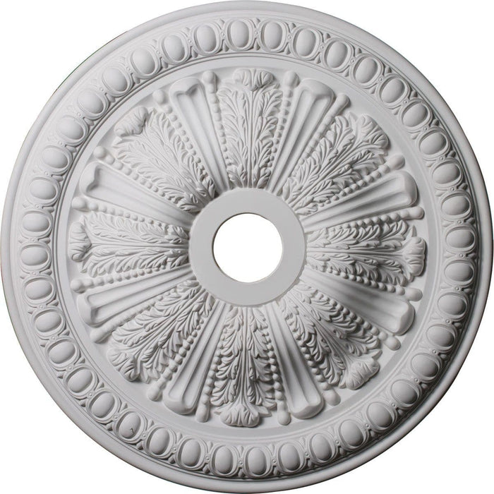 Egg & Dart Ceiling Medallion (Fits Canopies up to 6 3/4"), 27 7/8"OD x 3 7/8"ID x 2 1/2"P