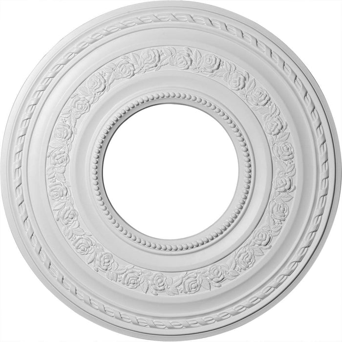 Ceiling Medallion (Fits Canopies up to 11 5/8"), 29 3/8"OD x 11 5/8"ID x 1 1/8"P Medallions - Urethane White River Hardwoods   
