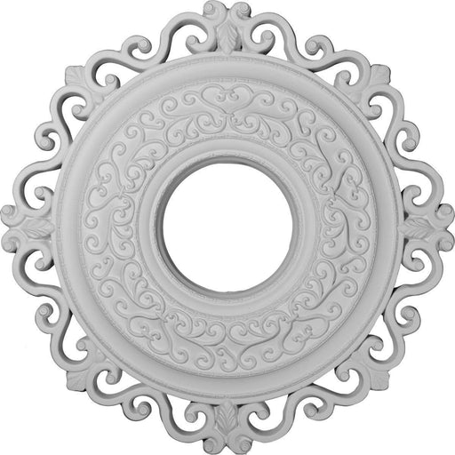 Ceiling Medallion (Fits Canopies up to 6 1/4"), 22"OD x 6 1/4"ID x 1 3/4"P Medallions - Urethane White River Hardwoods   