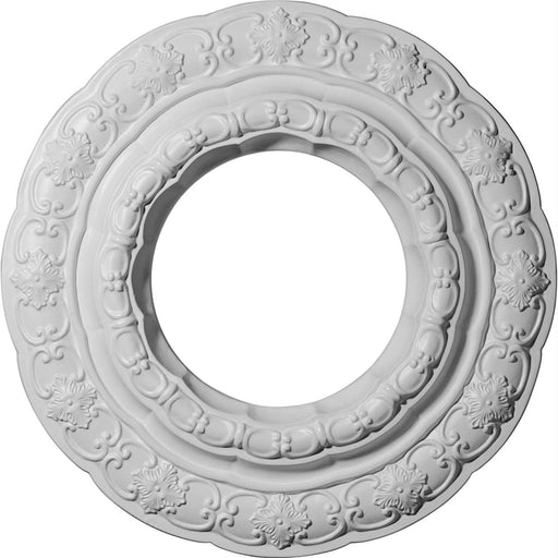 Ceiling Medallion (Fits Canopies up to 7"), 15 3/8"OD x 7"ID x 1"P Medallions - Urethane White River Hardwoods   