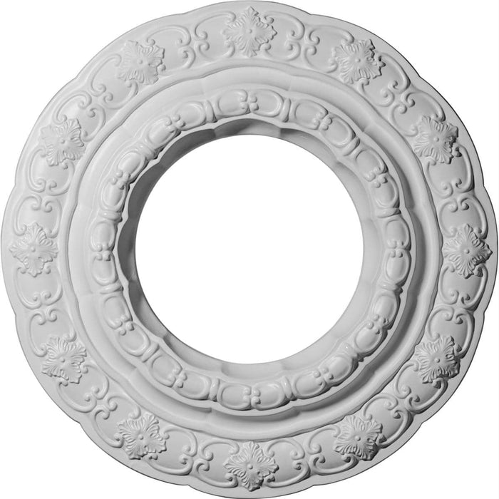Ceiling Medallion (Fits Canopies up to 7"), 15 3/8"OD x 7"ID x 1"P
