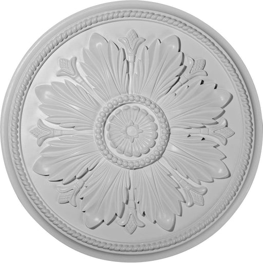 Ceiling Medallion (Fits Canopies up to 5 1/4"), 23 5/8"OD x 1 1/2"P Medallions - Urethane White River Hardwoods   