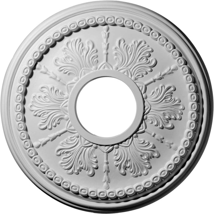 Ceiling Medallion (Fits Canopies up to 4 3/4"), 13 7/8"OD x 3 3/4"ID x 1 1/4"P