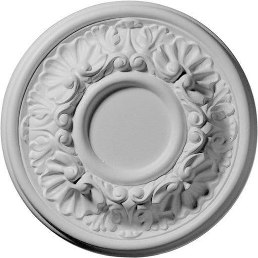 Ceiling Medallion (Fits Canopies up to 2 1/2"), 7 1/2"OD x 1 1/8"P Medallions - Urethane White River Hardwoods   